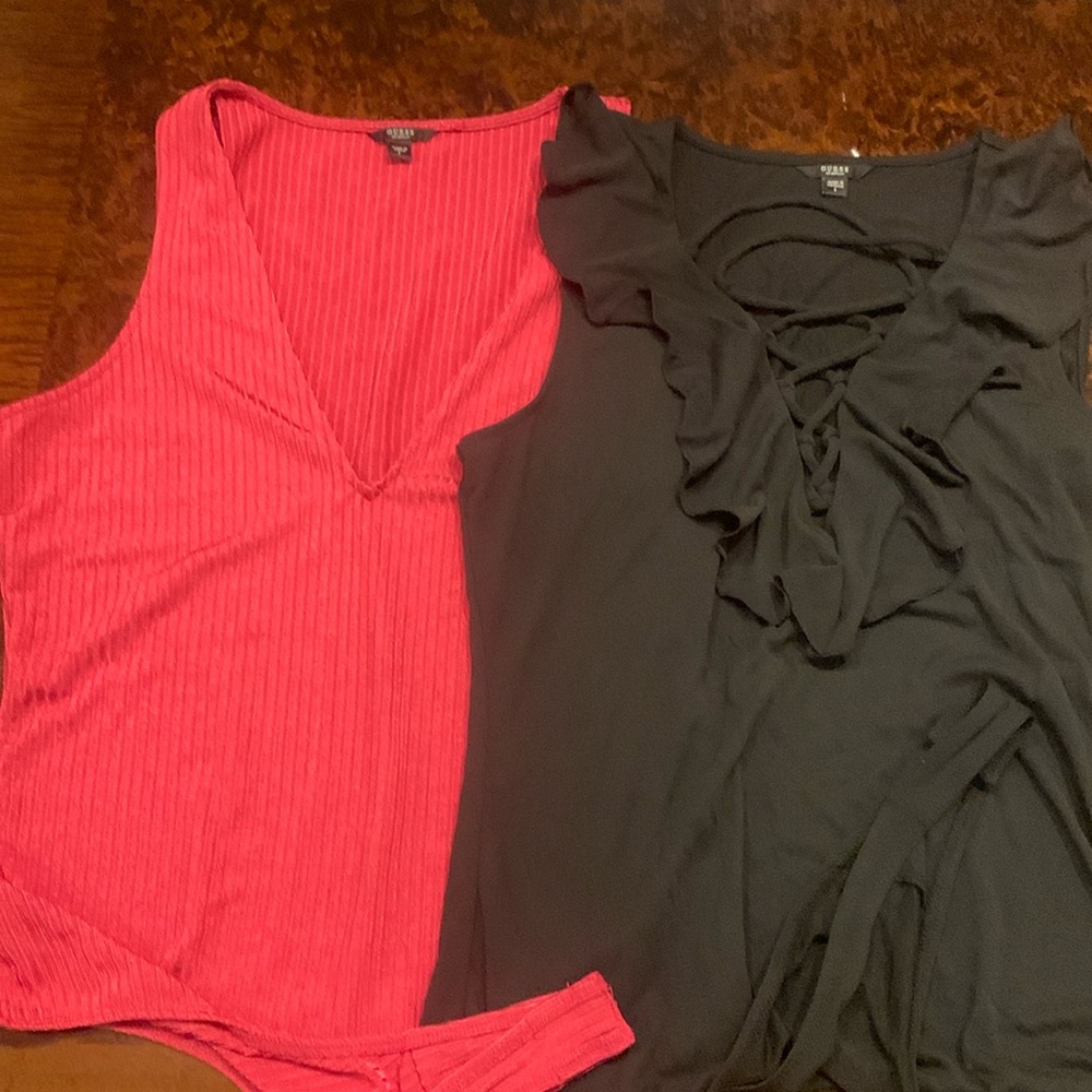 2 nwot Guess brand  bodysuit!